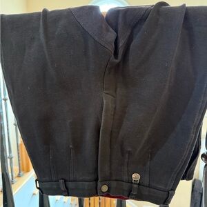 On course Equestrian English full seat riding breeches all black size 26
